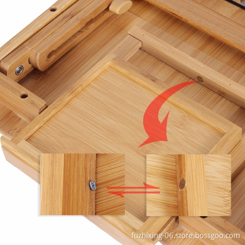 Foldable Bamboo Laptop Cooling Pad and Stand
